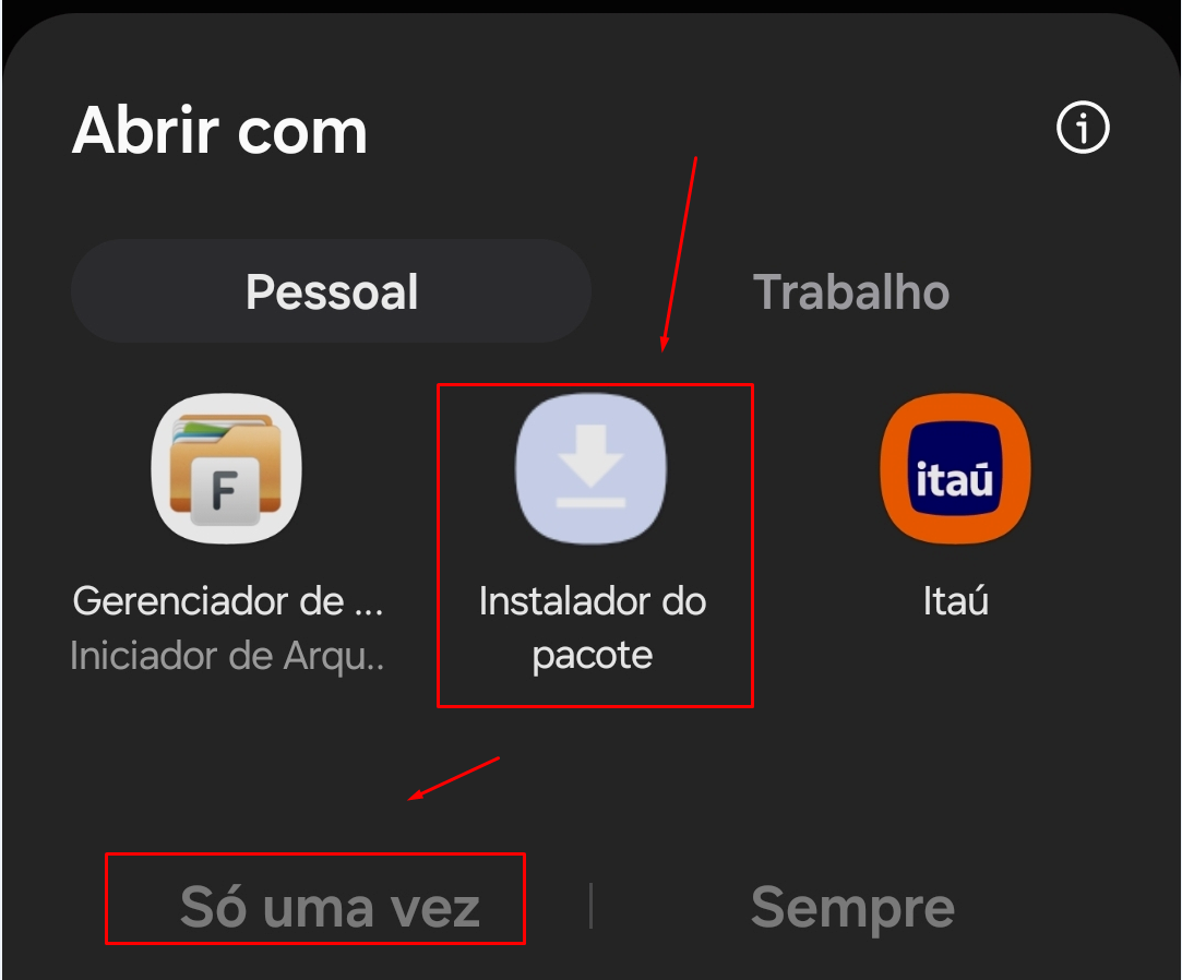 Passo 6 da instalação do App ExclusiveSexy